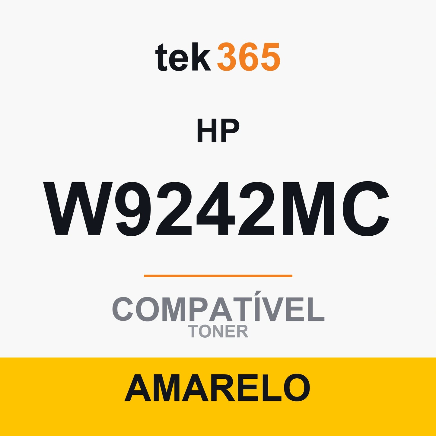 Toner Compativel HP W9242MC-AMARELO-YELLOW Amarelo