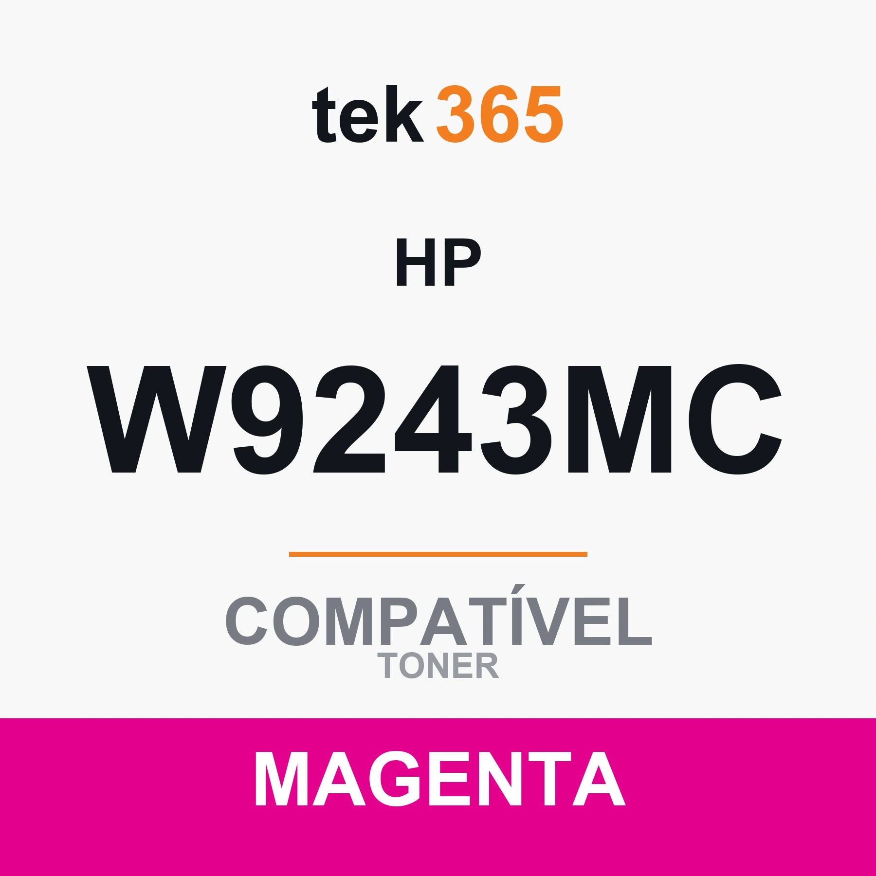 Toner Compativel HP W9243MC-MAGENTA-MAGENTA Magenta