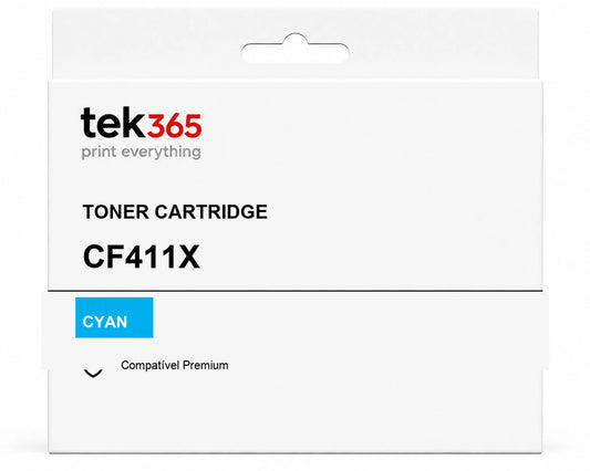 Toner compatível HP CF411X/CF411A Ciano