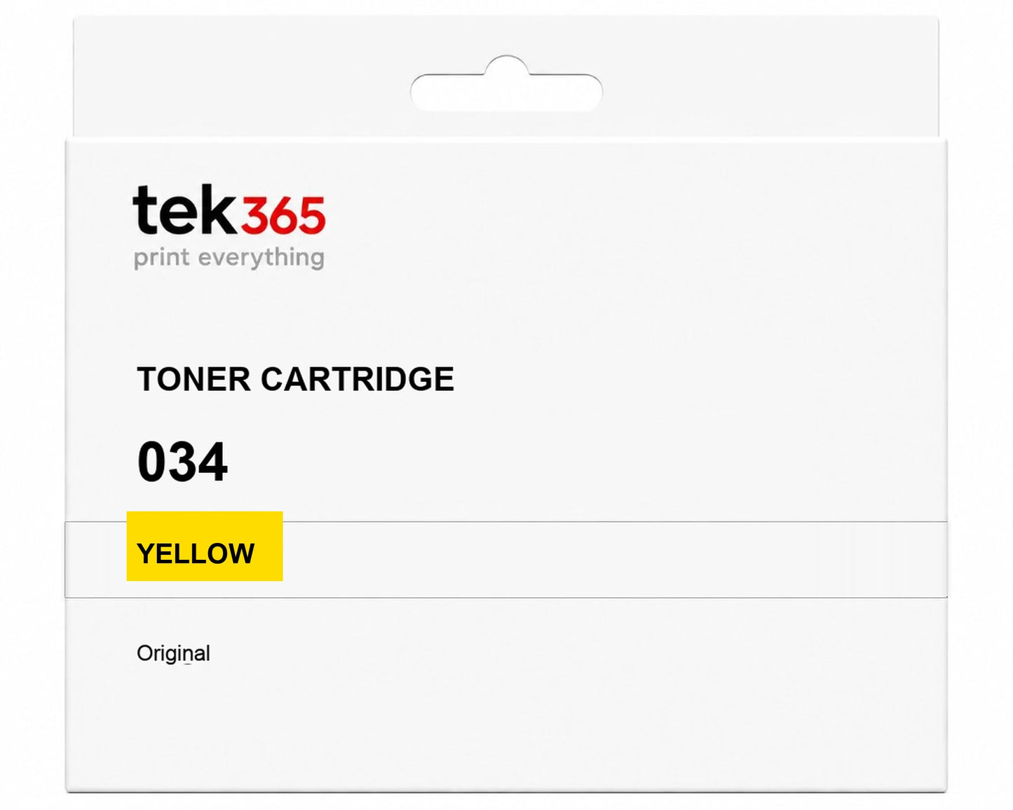Toner Original Canon 034-AMARELO-YELLOW Amarelo