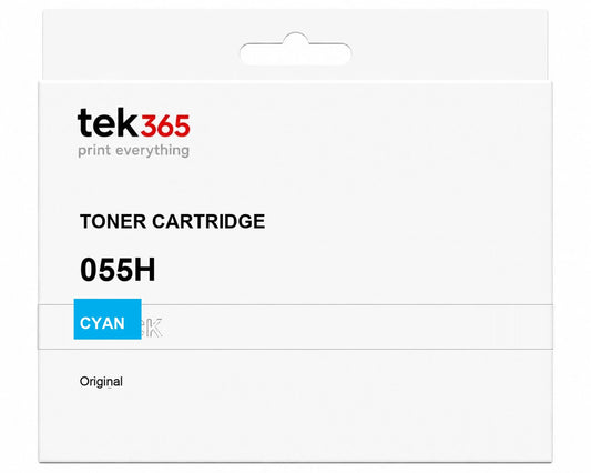 Toner original Canon 055H Ciano