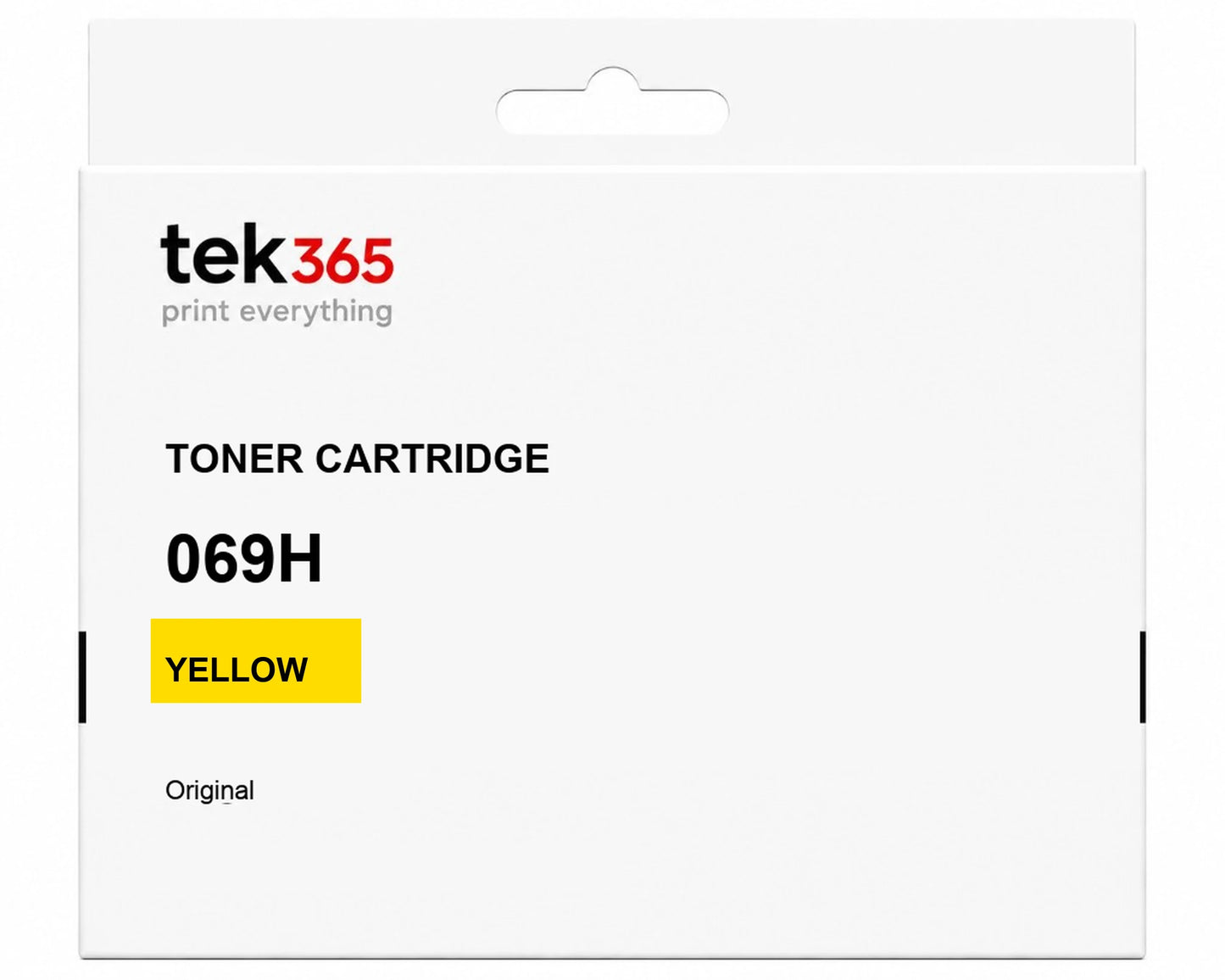 Toner original Canon 069H Amarelo