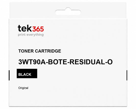 Toner original HP 3WT90A Bote Residual Original - 660A Preto