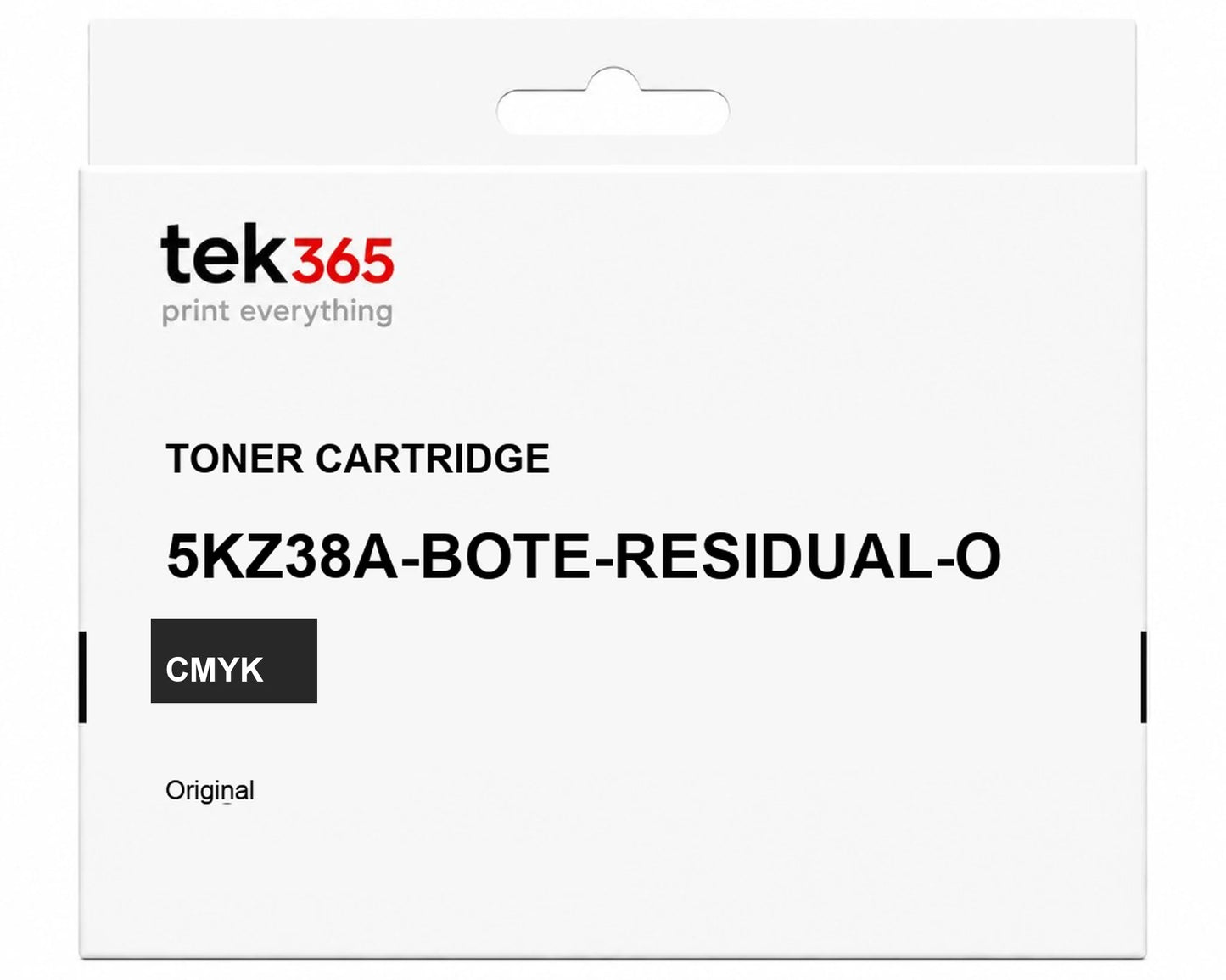 Toner Original HP 5KZ38A-BOTE-RESIDUAL-O-CMYK