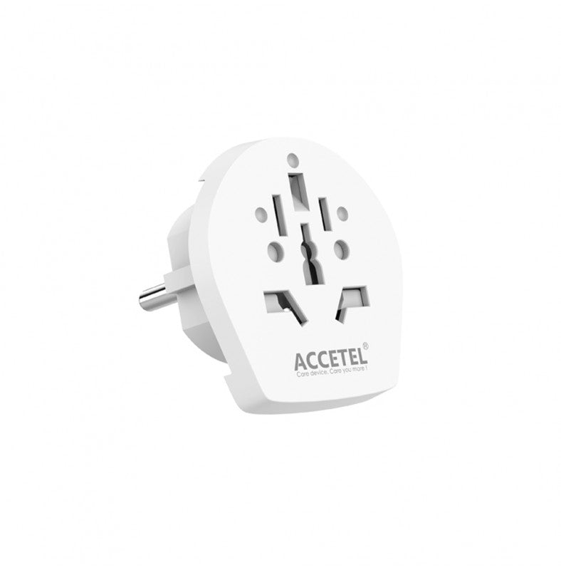 Adaptador de Plugue Múltiplo Mundial UK/AU/US para Plugue Europeu 10A