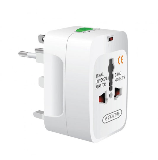 Adaptador de Plugue Universal Mundial (Tudo em Um)